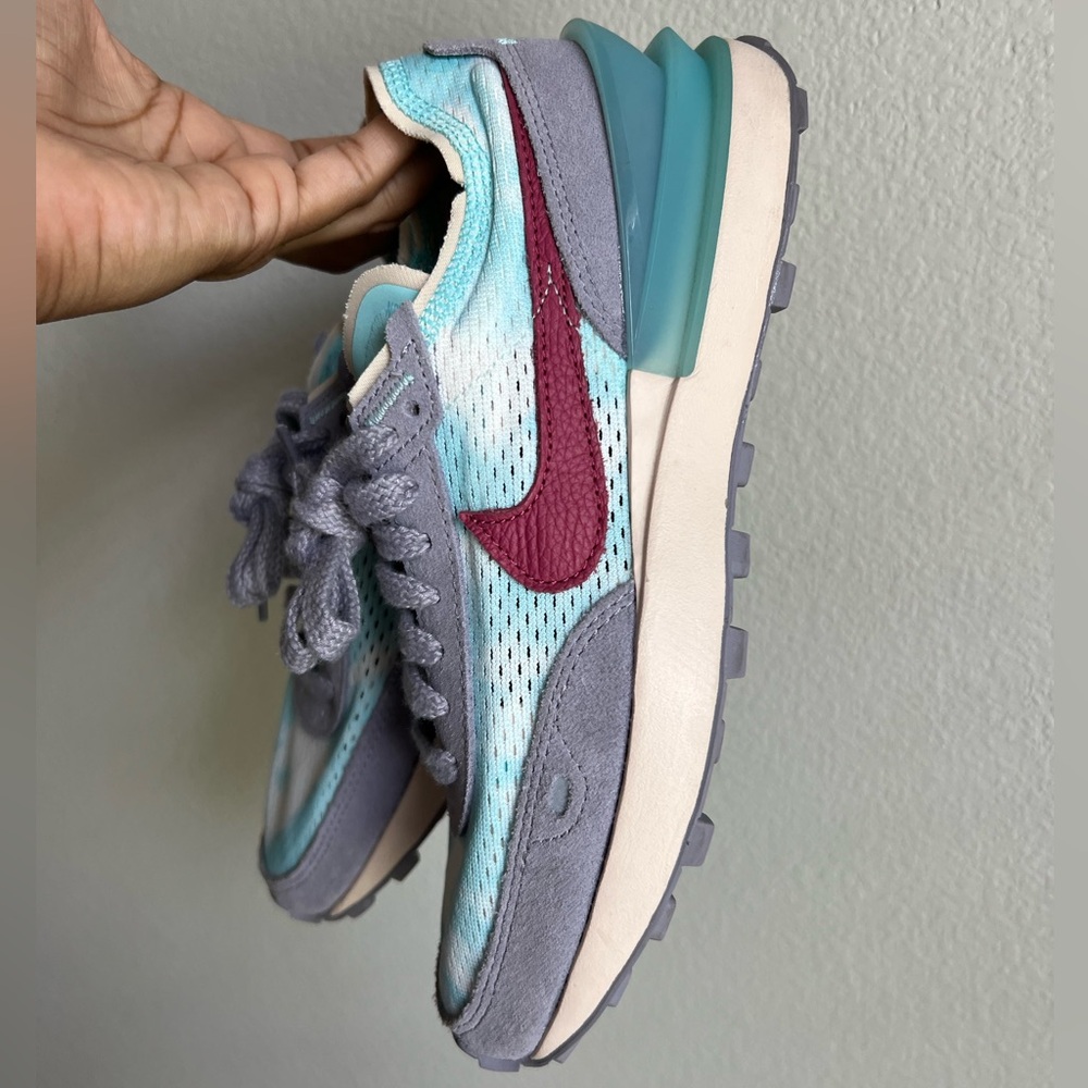 Nike Waffle One Tie-Dye- Lavender tie-dye Suede ☁️